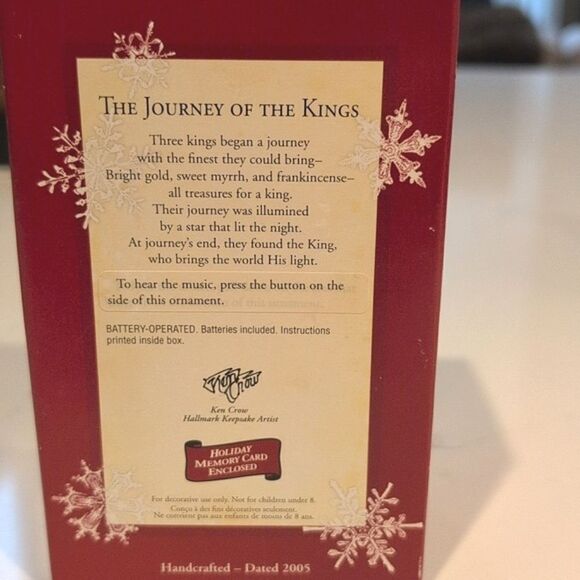 Vintage Hallmark Keepsake Ornament with Magic Sound "The Journey of the Kings" - Picture 2 of 10